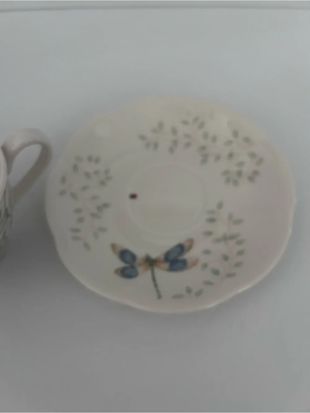 Lenox Butterfly Meadow Teacup and Saucer (Set of 2)